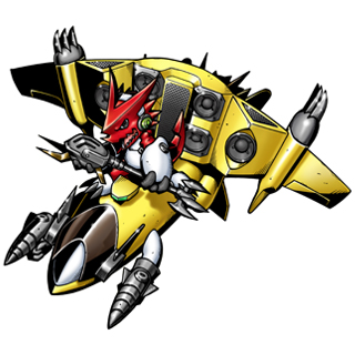 Shoutmon + Jet Sparrow