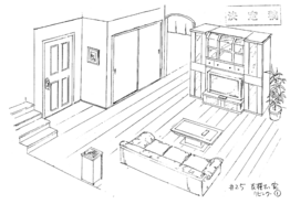 Digimon Frontier setting lineart