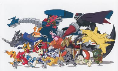 Digimon Story Super Xros Wars promo art