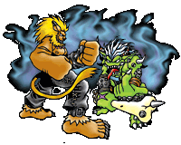 Leomon vs orgemon.gif