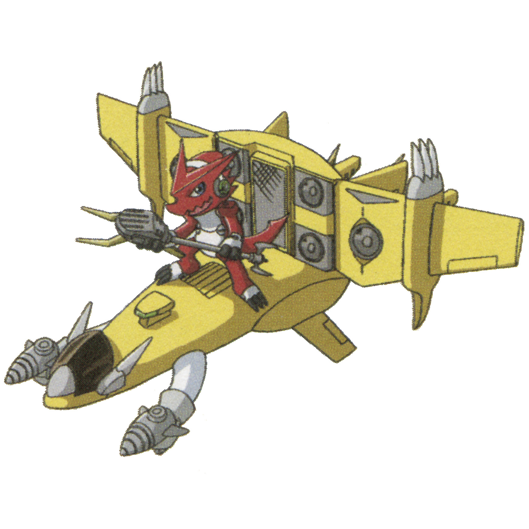 Shoutmon + Jet Sparrow - Wikimon - The #1 Digimon Wiki