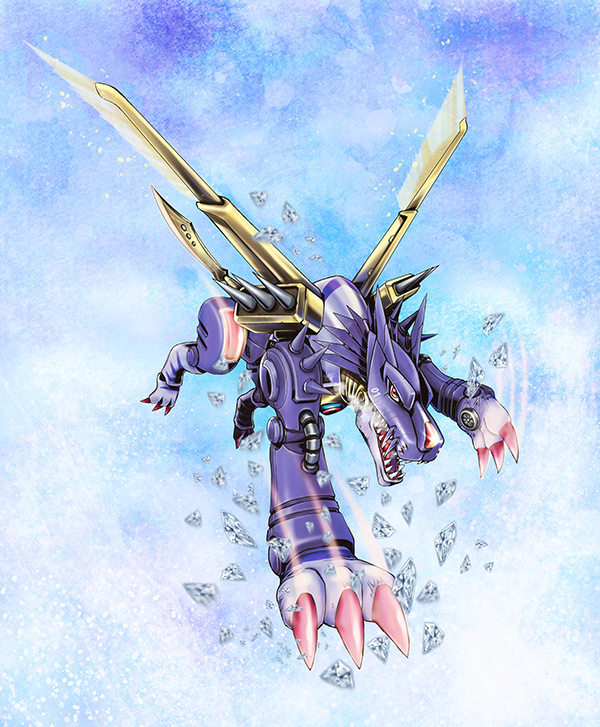 Metalgarurumon Bandai Digimon Blade Official Art Android Armor Claws Cyborg D Arts