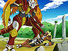 "Defeat Me! Legendary Warrior Vritramon Runs Wild "