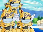 Honeybeemon from Digimon Frontier.