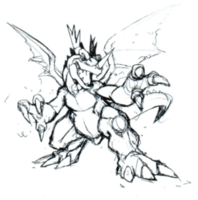 Coredramon blue 20th sketch3.png