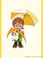 Takeru and Patamon Sun-Star Stationery Collaboration.jpg