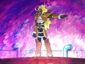 "I am Masaru! Cockatrimon Attacks!"