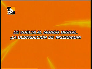 De Volta ao Mundo Digital! A Destruição de Insekimon! ("Back to the Digital World! Insekimon's Destruction!")