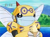 Honeybeemon from Digimon Frontier.