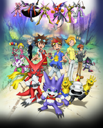 Digimon Xros Wars: The Young Hunters Who Leapt Through Time poster