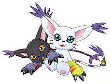 Tailmon & Black Tailmon (Digimon Story: Cyber Sleuth)