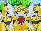 Honeybeemon from Digimon Frontier.