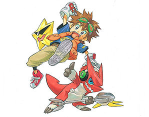 Digimon Xros Wars promo art