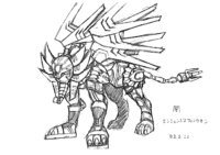 Ancientsphinxmon lineart.png