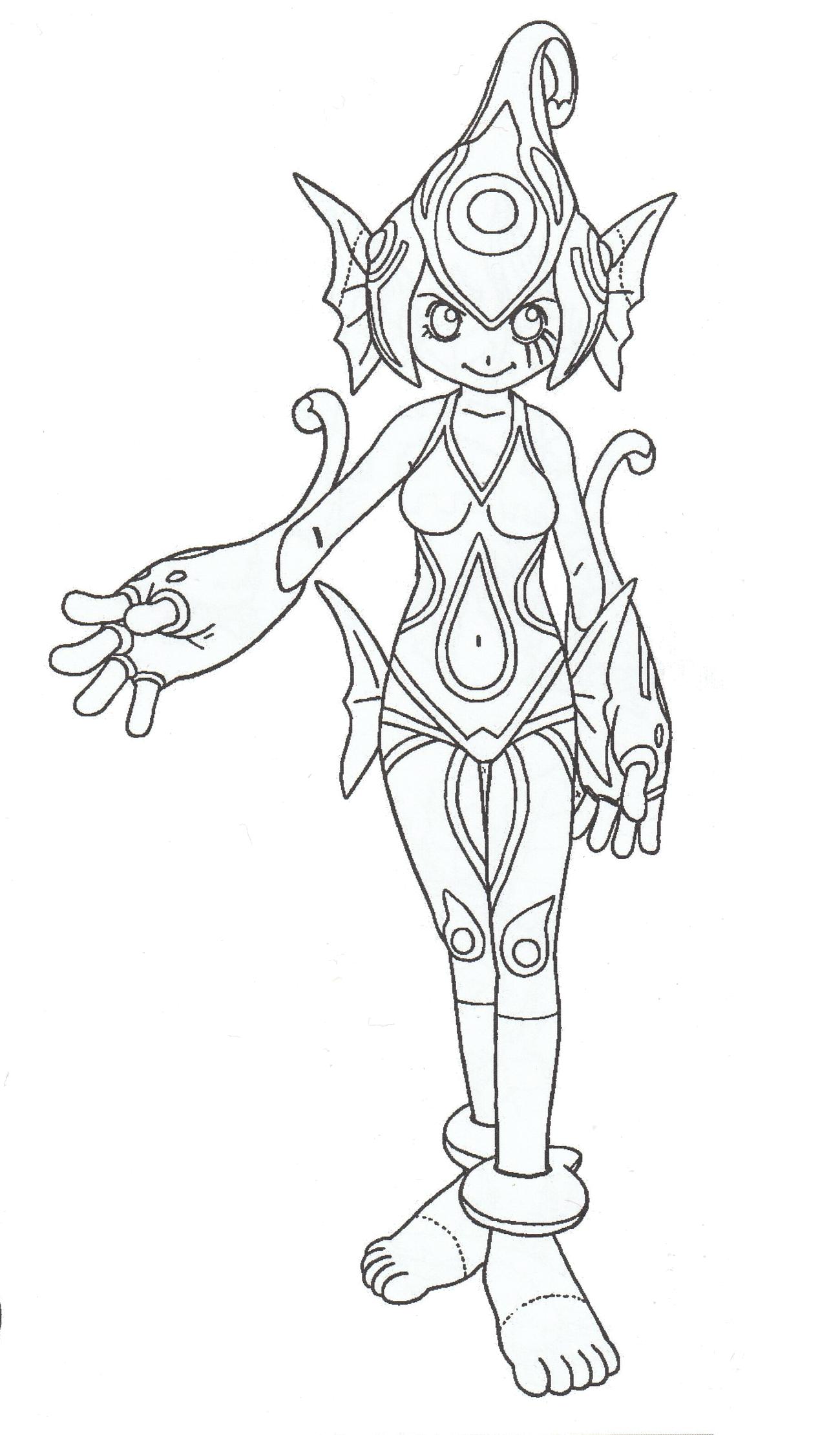 Digimon Ranemon File:Ranamon lineart2.png - Wikimon - The #1 Digimon wiki