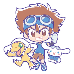 File:Yagami taichi agumon sanrio chibi.jpg