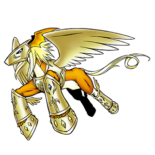 Línea evolutiva: Patamon Pegasmon