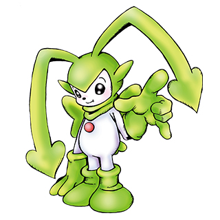 Cutemon-Minervamon Pucchiemon_green