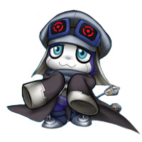 Digimon Wiki - Offmon, a super adorable Appmon!!