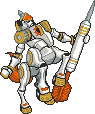 Knightchessmon white dssm battle hit.png