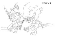 Chimairamon 02 lineart.jpg