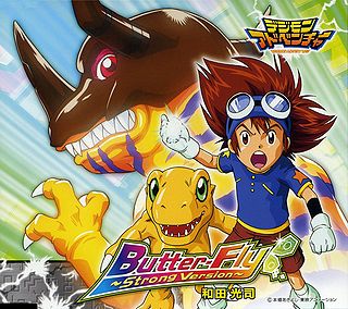 Digimon Opening Butter-Fly - Koji Wada Sheet music for Bass voice, Vocals,  Guitar, Drum group & more instruments (Mixed Ensemble)