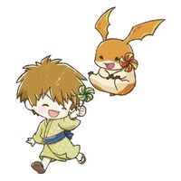 Takaishi takeru patamon graffart yukata.jpg