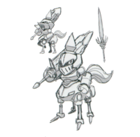 Spadamon sketch super xros wars4.png