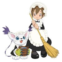 Yagami hikari tailmon maidbutler.jpg