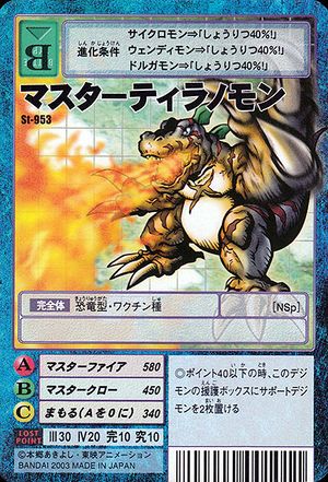 Master Tyrannomon - Digimon - Digimon World 1 Wiki - Grindosaur