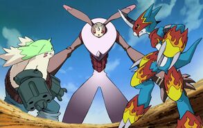Digimon Adventure 02: Vol. 1: Digimon Hurricane Landing!!/Vol. 2: Transcendent Evolution!! The Golden Digimentals promo