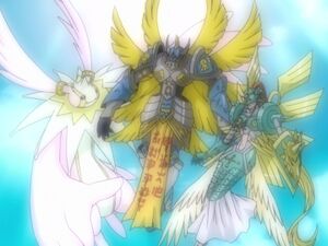 Three Archangels - Wikimon - The #1 Digimon wiki