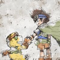 Agumon yagami taichi illustration watanabe kenji 2.jpg