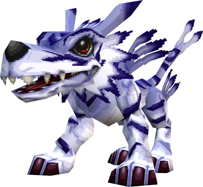 File:Garurumon Model DW.png