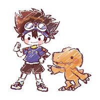 Yagami taichi agumon graffart.jpg