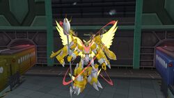 Shoutmon X7: Superior Mode in Digimon Masters
