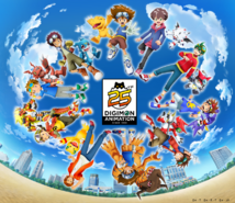 Digimon Adventure 25th Anniversary Exhibition main visual