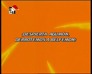 Desperta, Agumon! Vamos Derrotar o Belphemon! ("Wake up, Agumon! Let's Defeat Belphemon!")