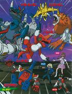 Digimon Xros Wars TV magazine poster