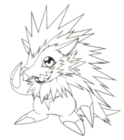 Herissmon lineart.png