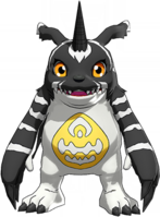 Gabumon black newcentury model.png