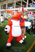 Shoutmon taiki mascot thailand.jpg