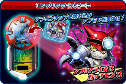 Appli Drive Toy - Wikimon - The #1 Digimon wiki
