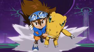 Digimon Adventure tri's New Visual Profiles Taichi, Agumon - News