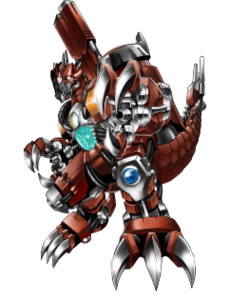 Rust Tyranomon - Wikimon - The #1 Digimon wiki