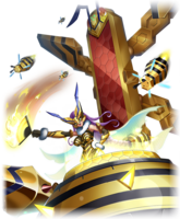 Queenbeemon new century.png