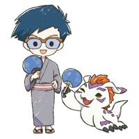 Kido jo gomamon graffart yukata.jpg