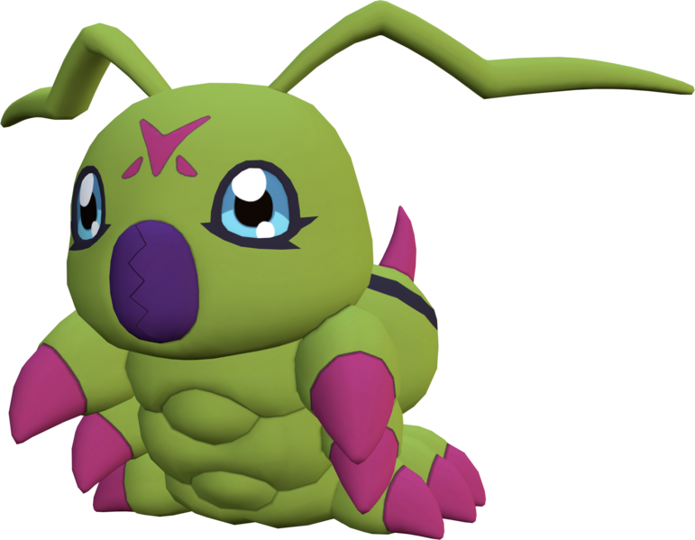 File:Wormmon Model SC.png