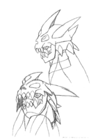 Duskmon settei lineart4.png