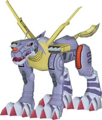 metal garurumon model